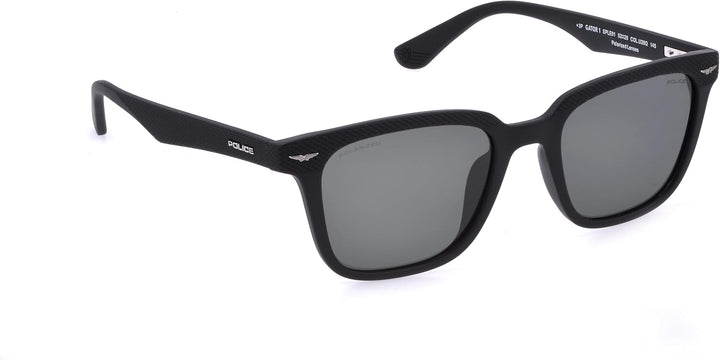 Police Unisex Sunglasses 52 Mattes Schwarz, 52 Mattes Schwarz