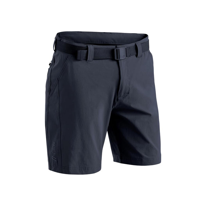 Maier Sports Herren Wanderhose Nil Short M, kurze Outdoor-Hose mit Gürtel, 5 Taschen bieten viel Sta