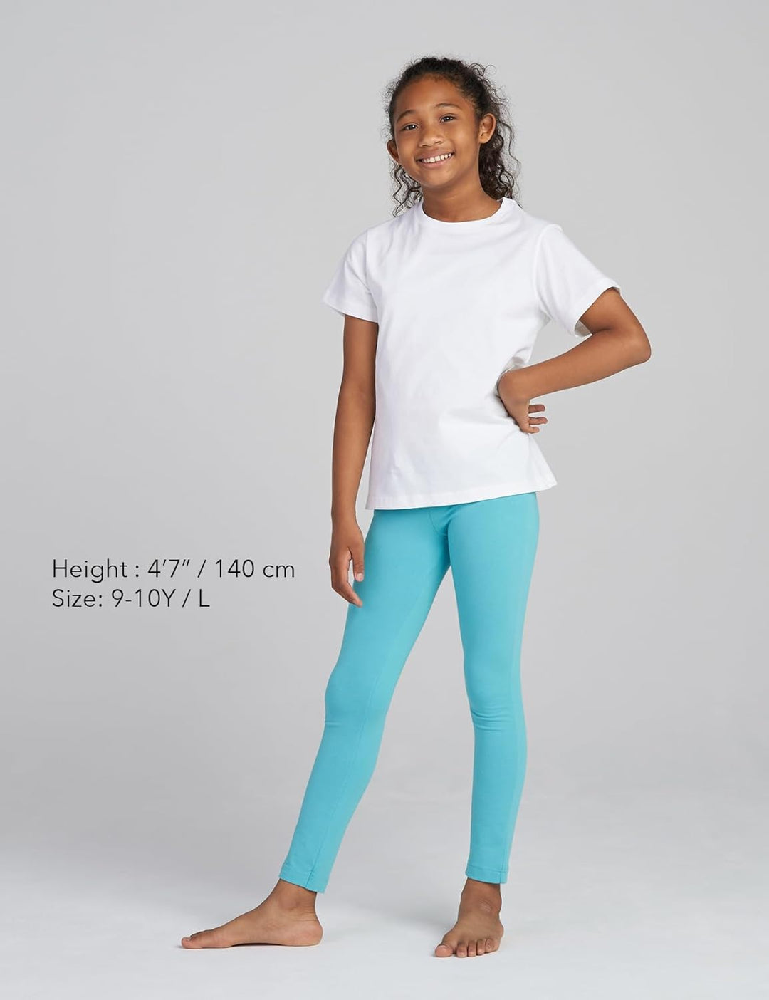 LAPASA Kinder T Shirt 100% Baumwolle 4er Pack Unisex 3-13 Jahre/ 95-165 Jungen Mädchen K01 13 Jahre