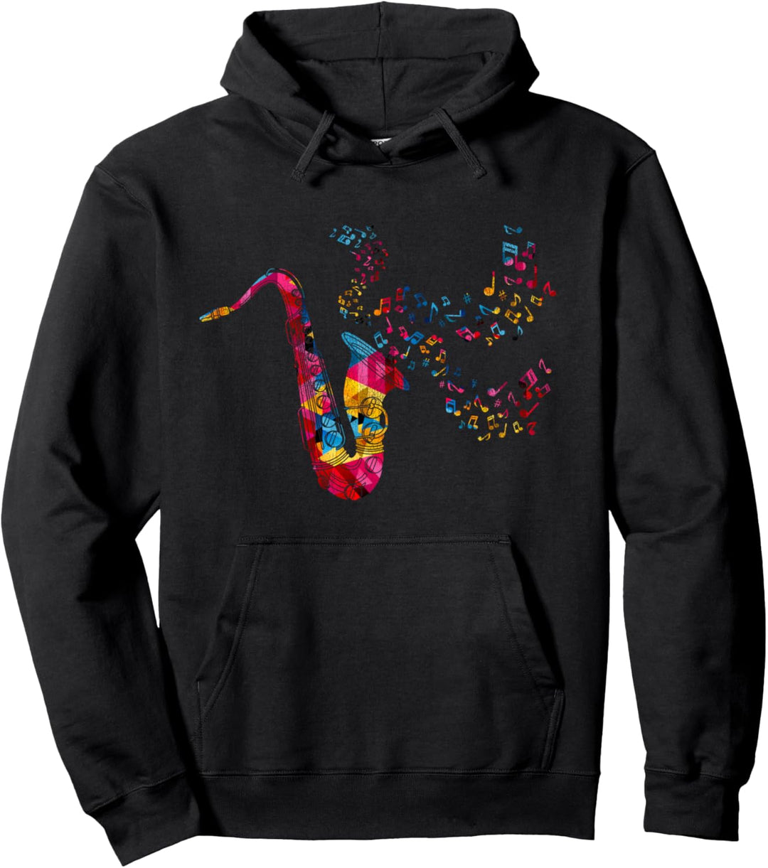 Musikinstrument Saxophon Pullover Hoodie