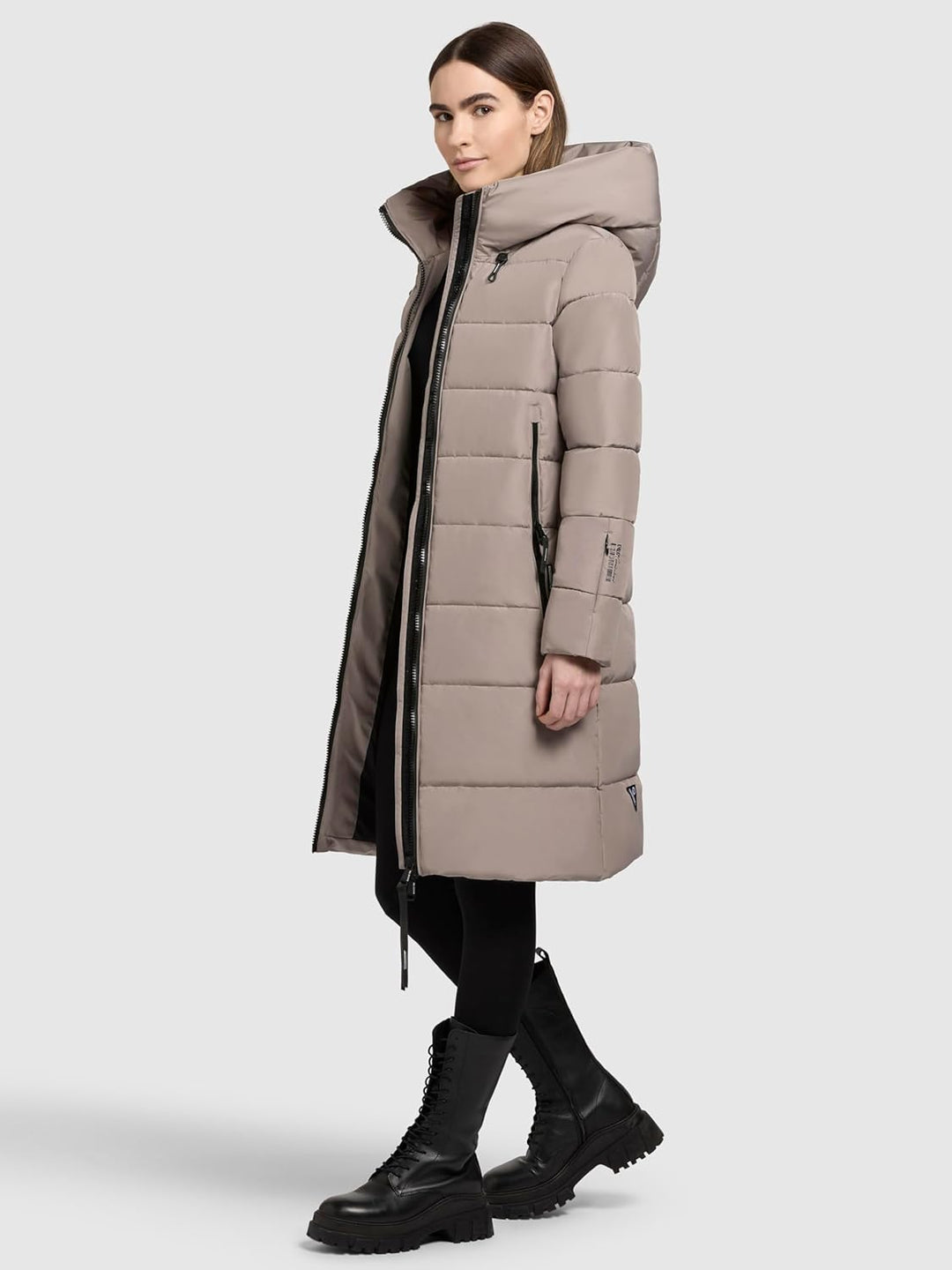 khujo Jilias5 Frauen Wintermantel XS Grau, XS Grau
