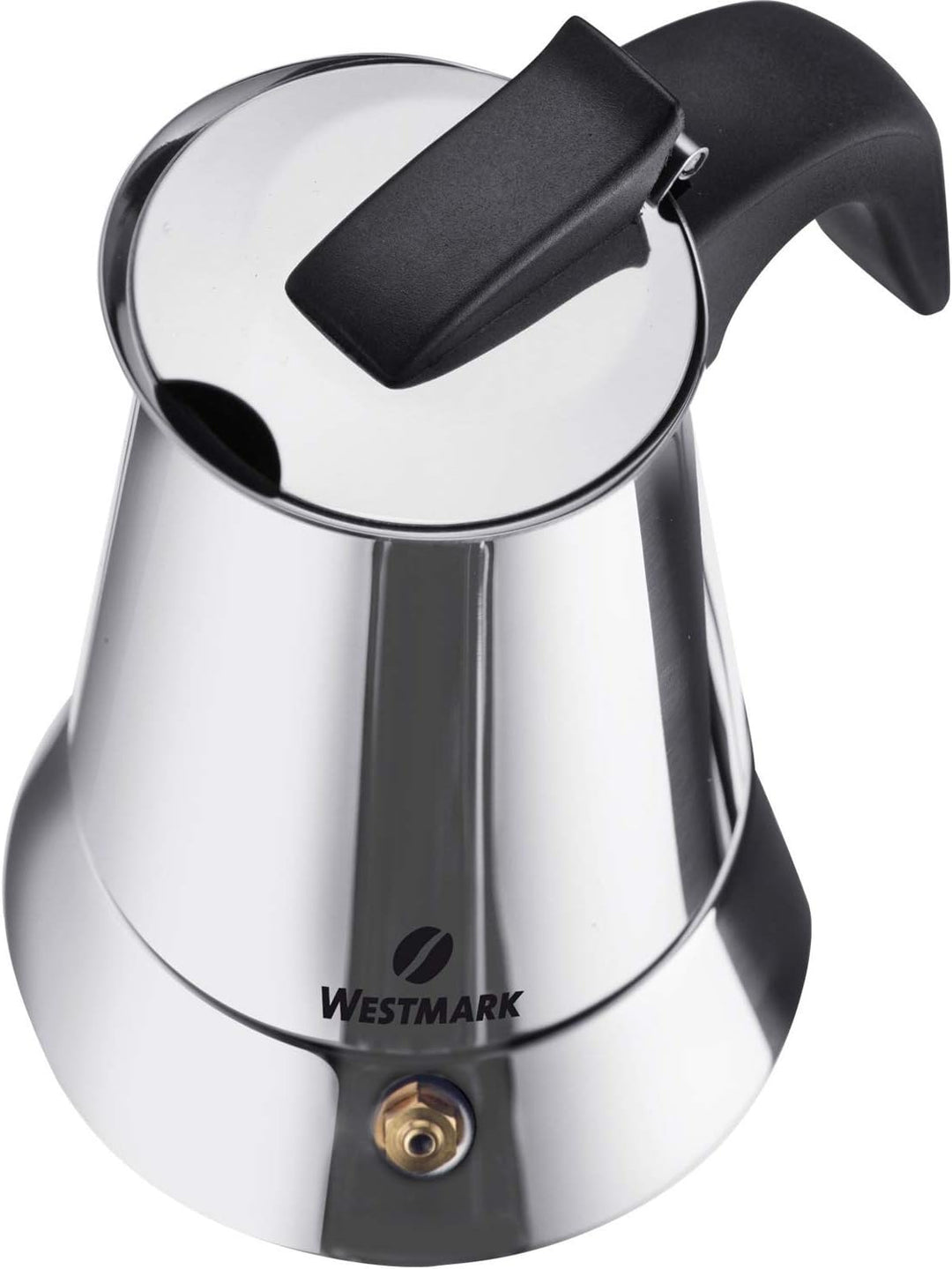 Westmark Espressokocher, Für 4 Tassen Espresso, Induktionsgeeignet, Brasilia Plus, Rostfreier Edelst