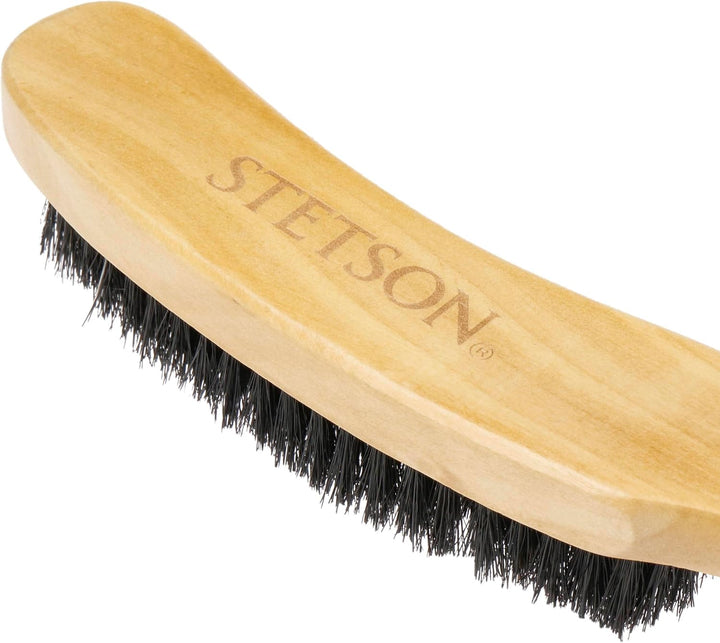 Stetson Hutbürste Pflegeaccessoire Bürstenkörper Buche Natürliche Schweineborsten Made in Germany Un