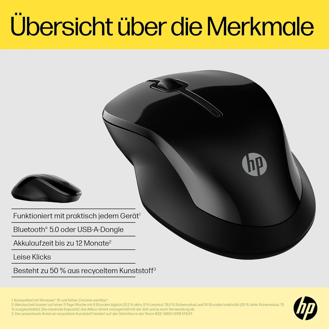 HP 250 Dual Mode Wireless Maus |schwarz