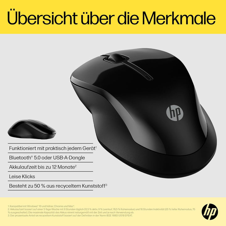 HP 250 Dual Mode Wireless Maus |schwarz