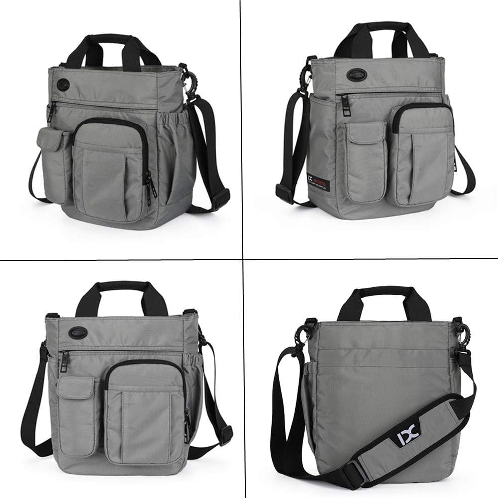 Crossbody Messenger Bag Multifunktionale Umhängetasche Laptoptasche für Damen und Herren College Sch