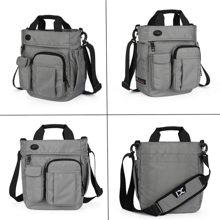 Crossbody Messenger Bag Multifunktionale Umhängetasche Laptoptasche für Damen und Herren College Sch
