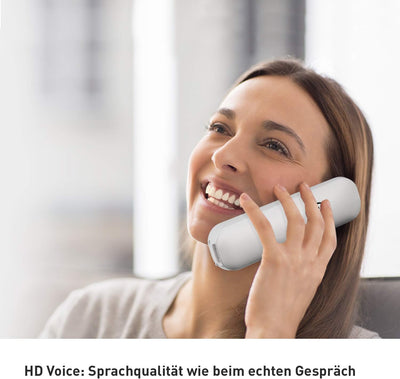 Panasonic KX-TGQ200GW DECT IP-Telefon (schnurlos, CAT-iq 2.0 kompatibel, Freisprechmodus, Anruferspe