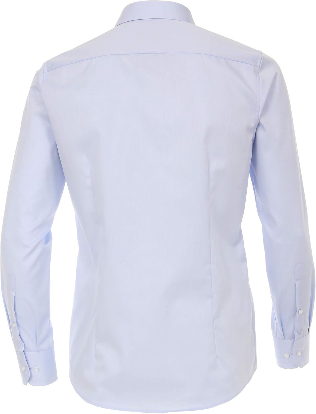 Venti Herren Twill Hemd unifarben extra Langer Arm 72cm Modern Fit 39 Extra Tall Hellblau, 39 Extra
