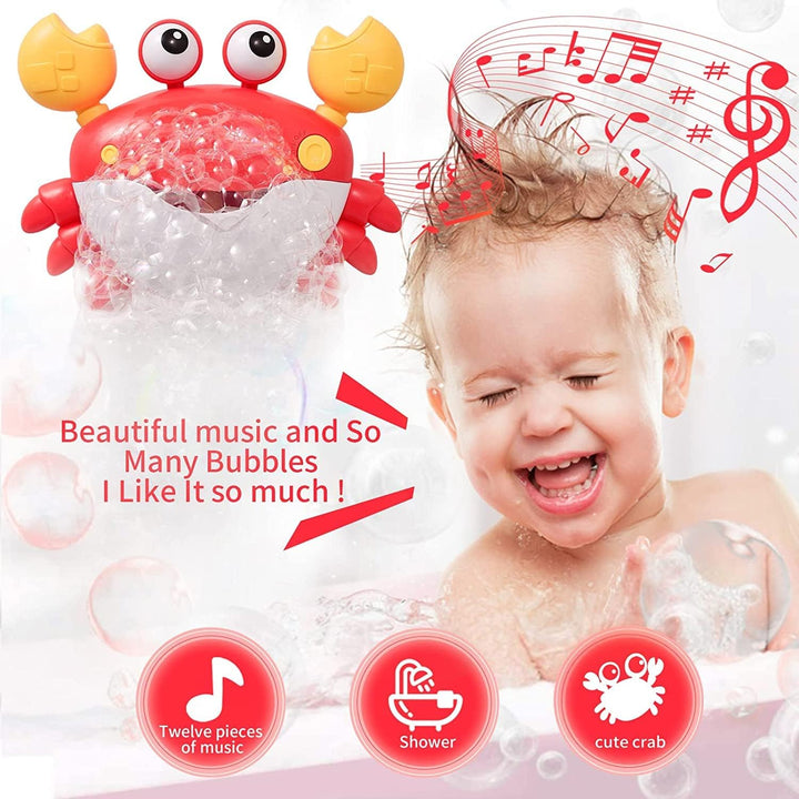 Badewannenspielzeug, Krabbe Badespielzeug Bubble Mit Musik, Badespielzeug Baby, Badewanne Spielzeug