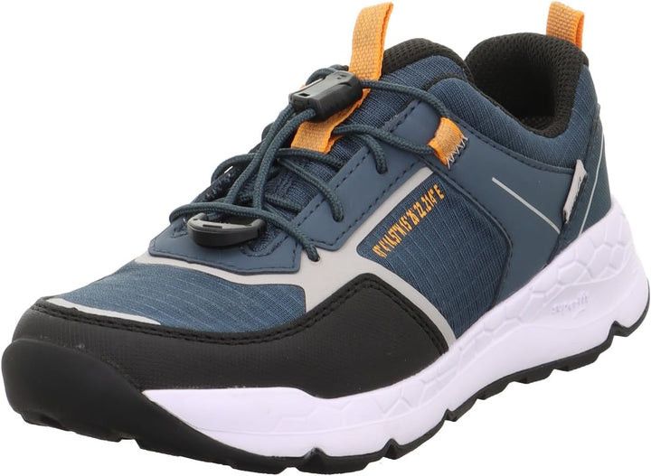 Superfit Jungen Free Ride Gore-tex Sneaker, 32 EU Blau Orange 8010
