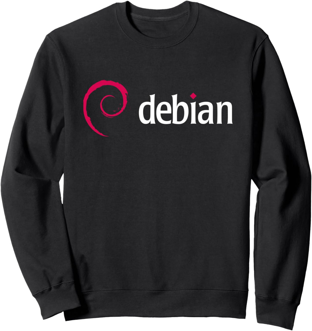 Debian Betriebssystem Linux Tux Plugin Programmierer Sweatshirt