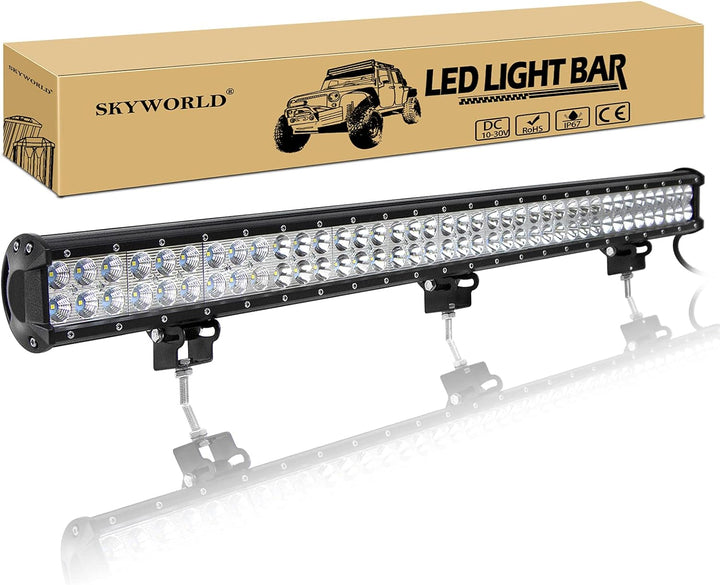SKYWORLD LED Arbeitsscheinwerfer Bar 36 zoll 91cm 234W Zusatzscheinwerfer 12V 24V Auto Scheinwerfer