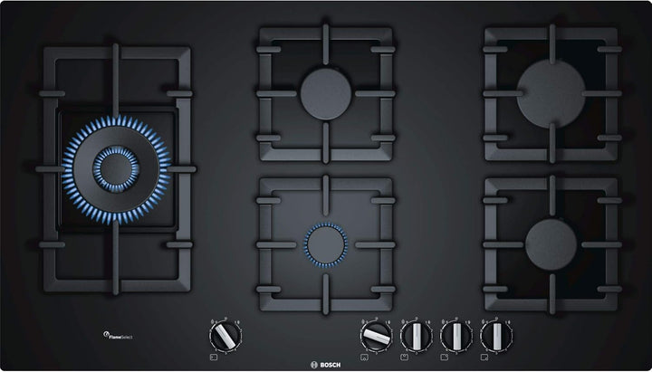 Bosch Serie 6 PPS9A6B90 hob Black Built-in Gas 5 zone(s)