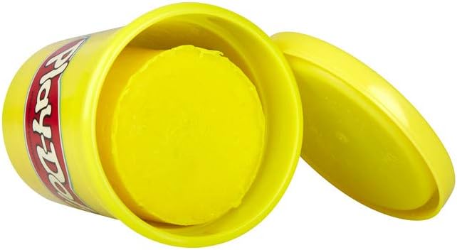 Play-Doh 12er-Pack mit gelber Spielknete, 112g-Dosen in recycelbarer Verpackung, Knete für fantasiev