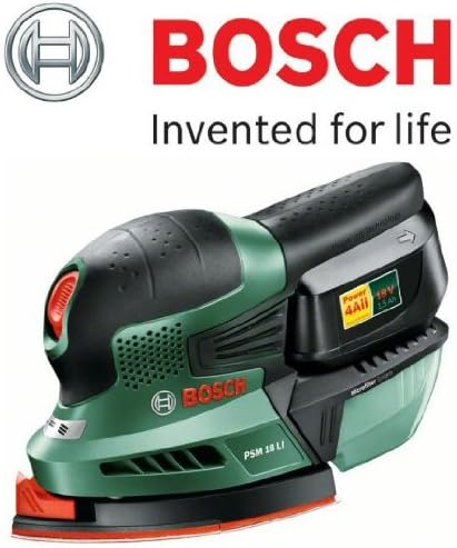 BOSCH Schleifblätter (25 Blatt), gemischte Körnung (G40, G80, G120, G180), passend für: PSM 80A, 100