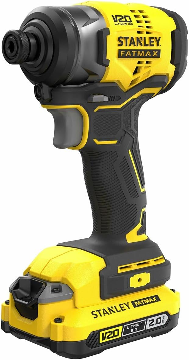 Stanley FatMax 18V Akku-Schlagschrauber SFMCF810D2K (2.0Ah, max. Drehmoment 170 Nm, bürstenloser Mot