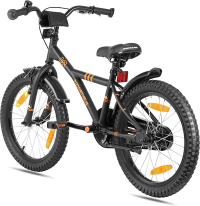 PROMETHEUS BICYCLES Kinderfahrrad 18 Zoll Jungen ab 6 Jahre - Kinder Fahrrad 18 Zoll Junge Mädchen F