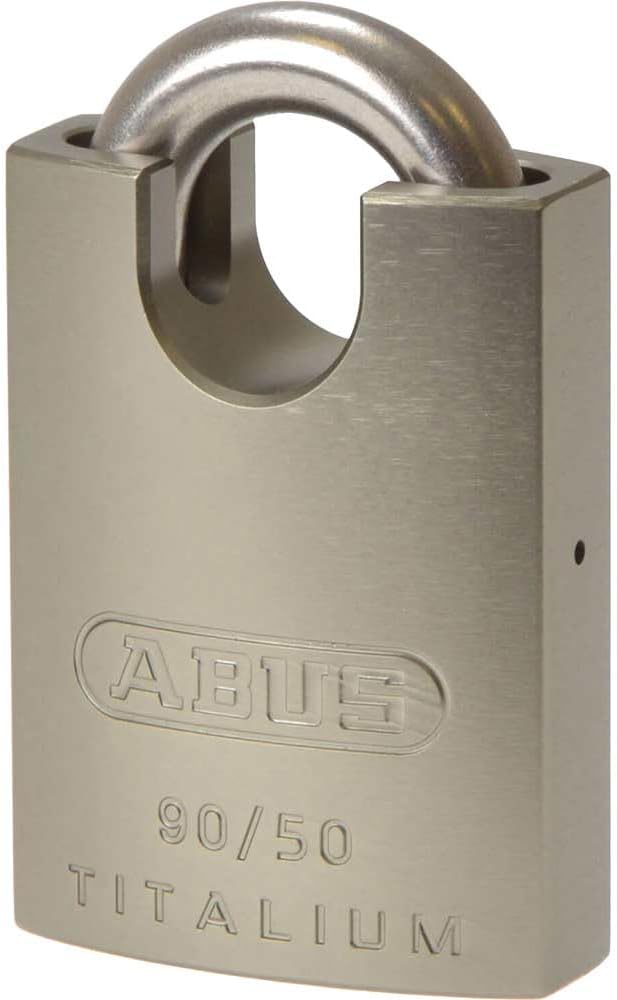 90RK/50 Titalium Vorhängeschloss Schliessen Edelstahlbügel Carded...