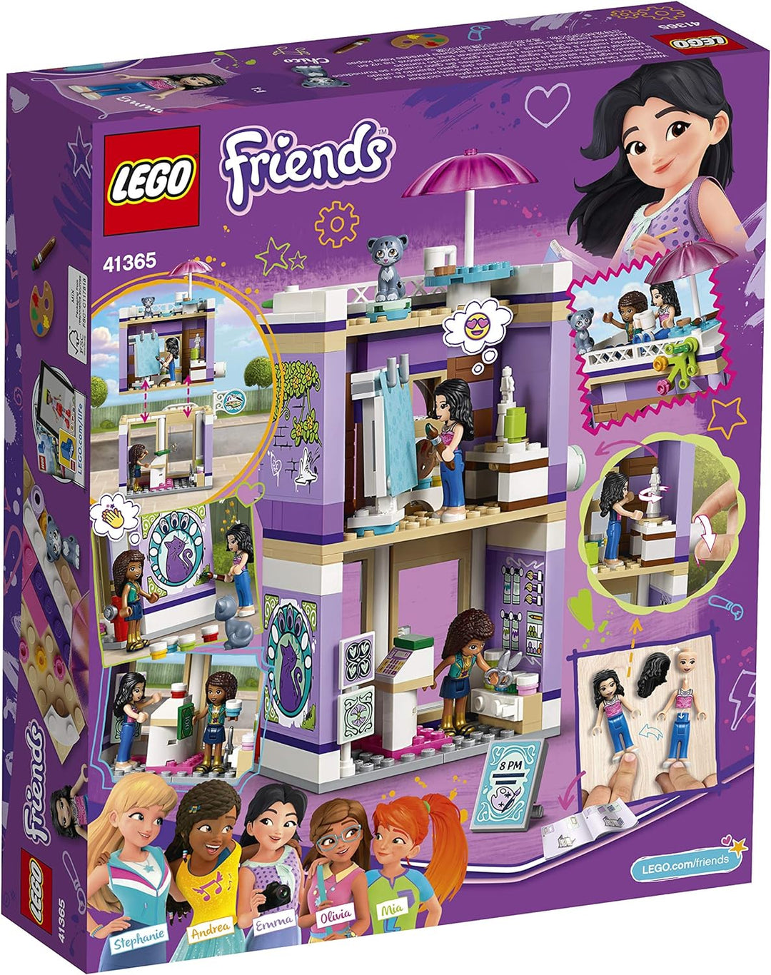 LEGO 41365 Friends Emmas Künstlerstudio
