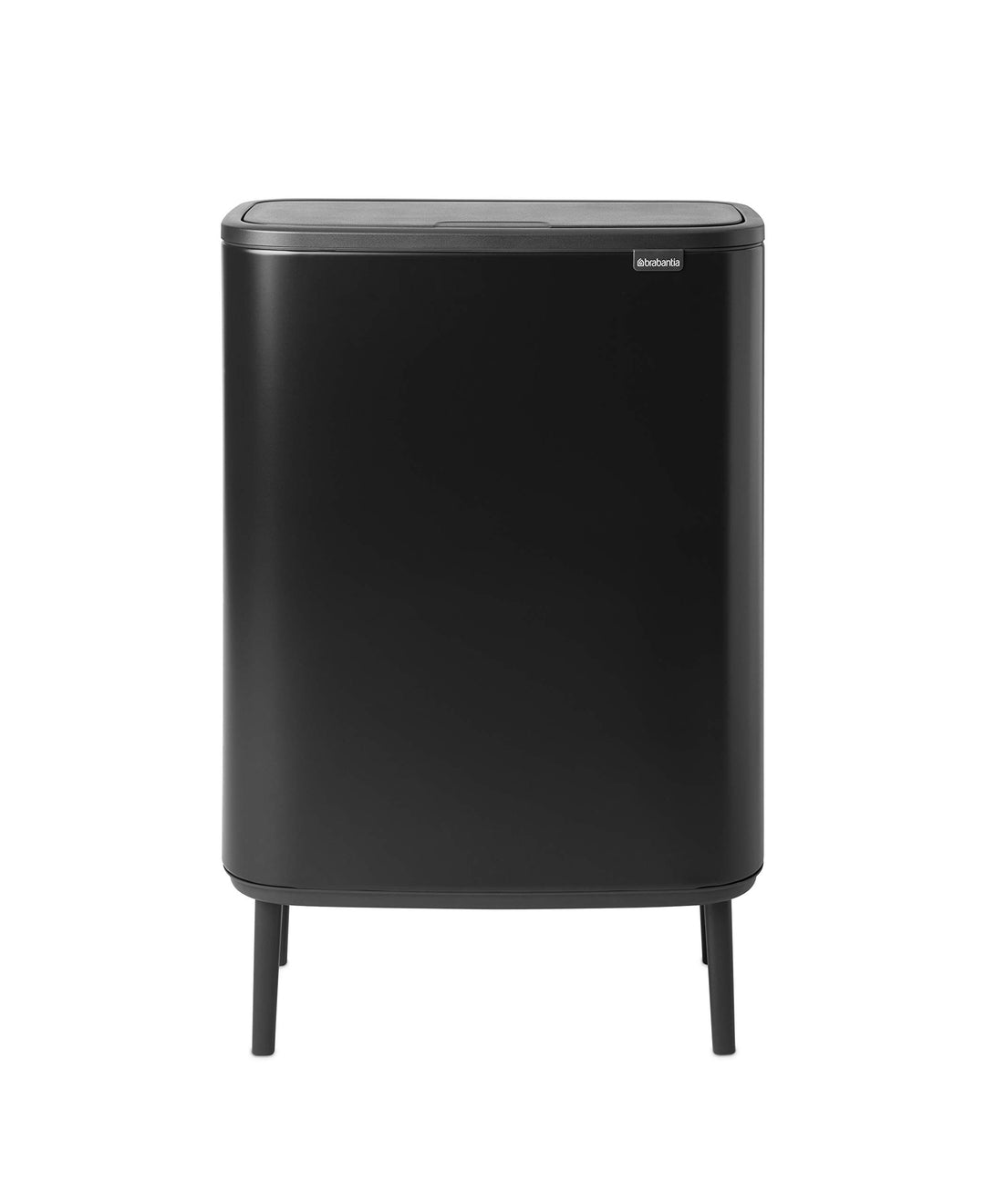 Brabantia Bo Touch Bin HI – 1 x 60L Inneneimer (mattschwarz) Abfall-/Recycling-Kücheneimer mit herau