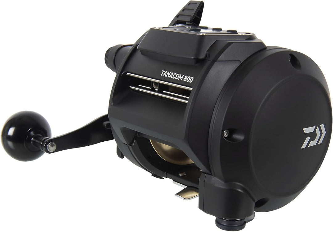 DAIWA Tanacom, Electrische Multi-Angelrolle, Sternbremse, Linkskurbel 800, 800