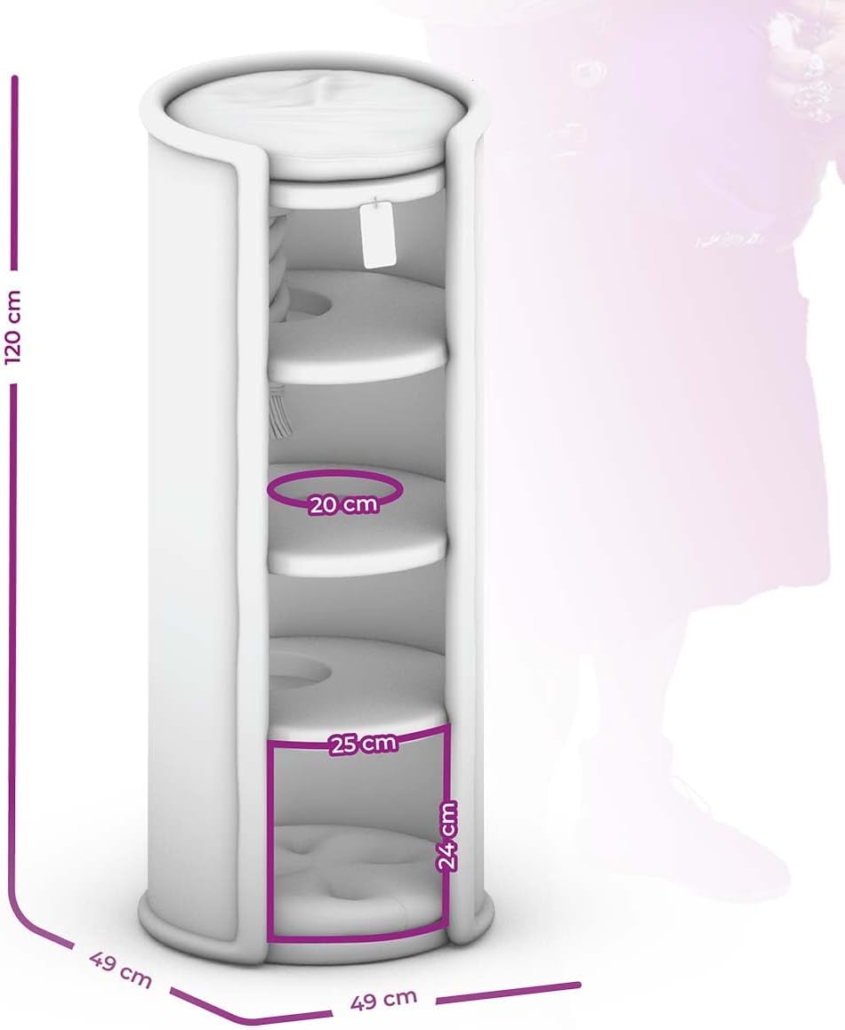 Petrebels Kratztonne XXL Superdome 120 cm hoch, Ø 50 cm, Design Kratztonne für grosse Katzen, extra