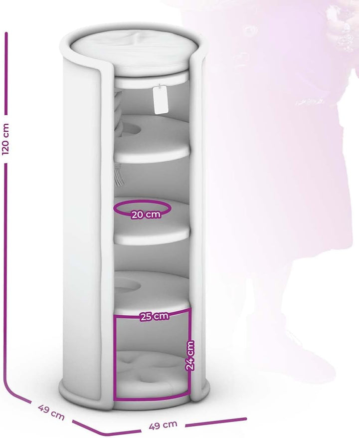 Petrebels Kratztonne XXL Superdome 120 cm hoch, Ø 50 cm, Design Kratztonne für grosse Katzen, extra
