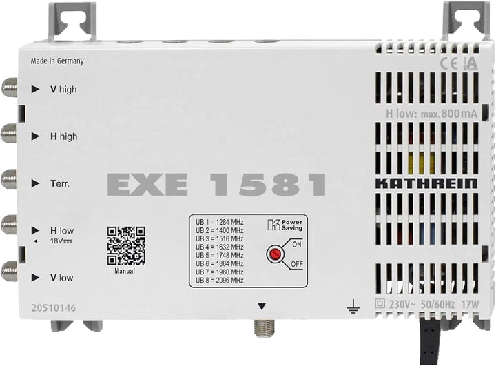 Kathrein CAS 90 ro Sat-Antenne multifeedfähig rotbraun - 8 Teilnehmer mit Unicable 8 Teiln. Unicable