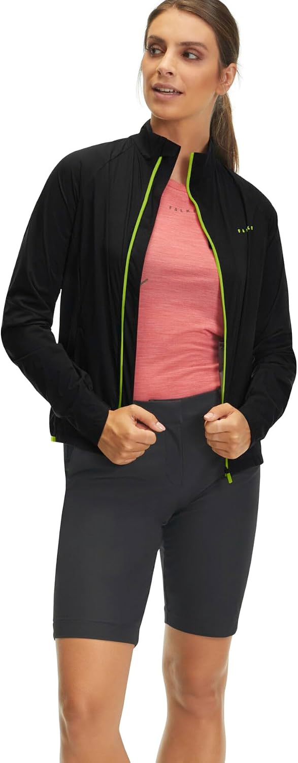 FALKE Damen Biking Jacket Jacke winddicht wasserabweisend uneingeschränkte Bewegungsfreiheit atmungs