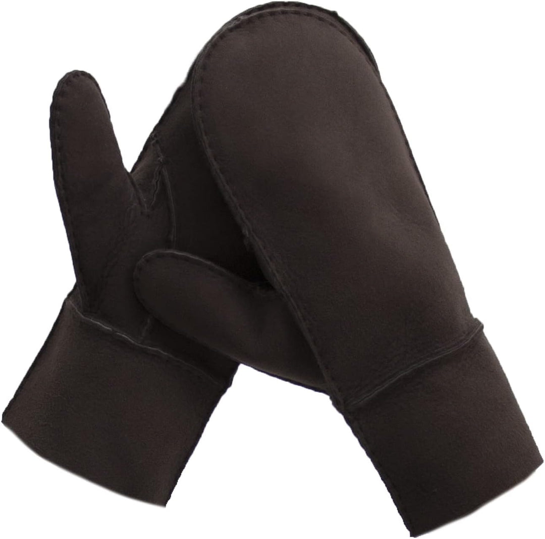 Reissner Lammfelle warme Merino Lammfell Fäustlinge Faust Handschuhe für Damen und Herren HDS-FAUST1