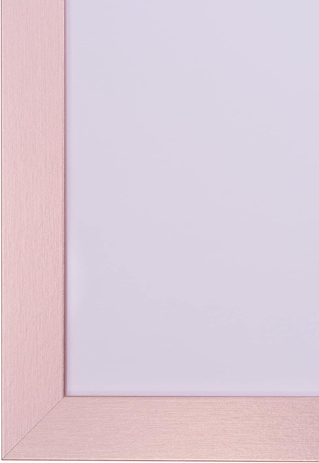 Rahmendesign24 Bilderrahmen Milano 60x90 Roségold Fotorahmen, Wechselrahmen, Posterrahmen, Puzzlerah