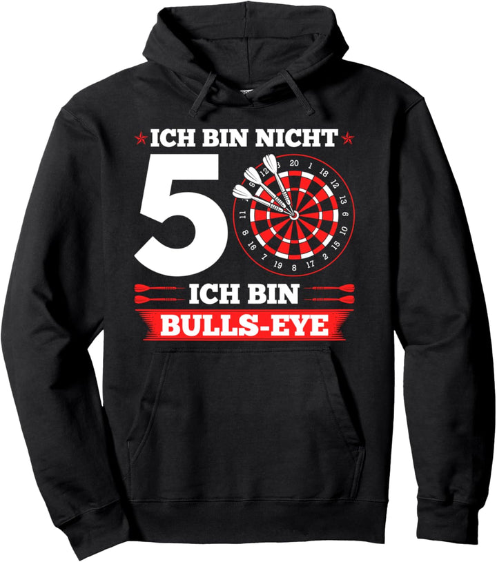 Dart 50. Geburtstag Bulls-Eye Pullover Hoodie