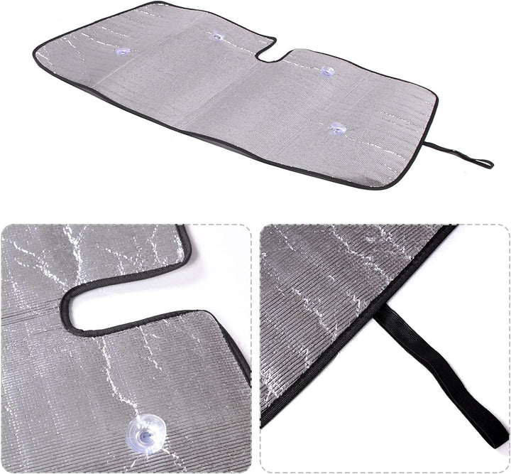 YANER Auto Windschutzscheibe Sonnenschutz UV Ray Reflektor für Fiat 500 2010-2022 Frontscheibe Sonne