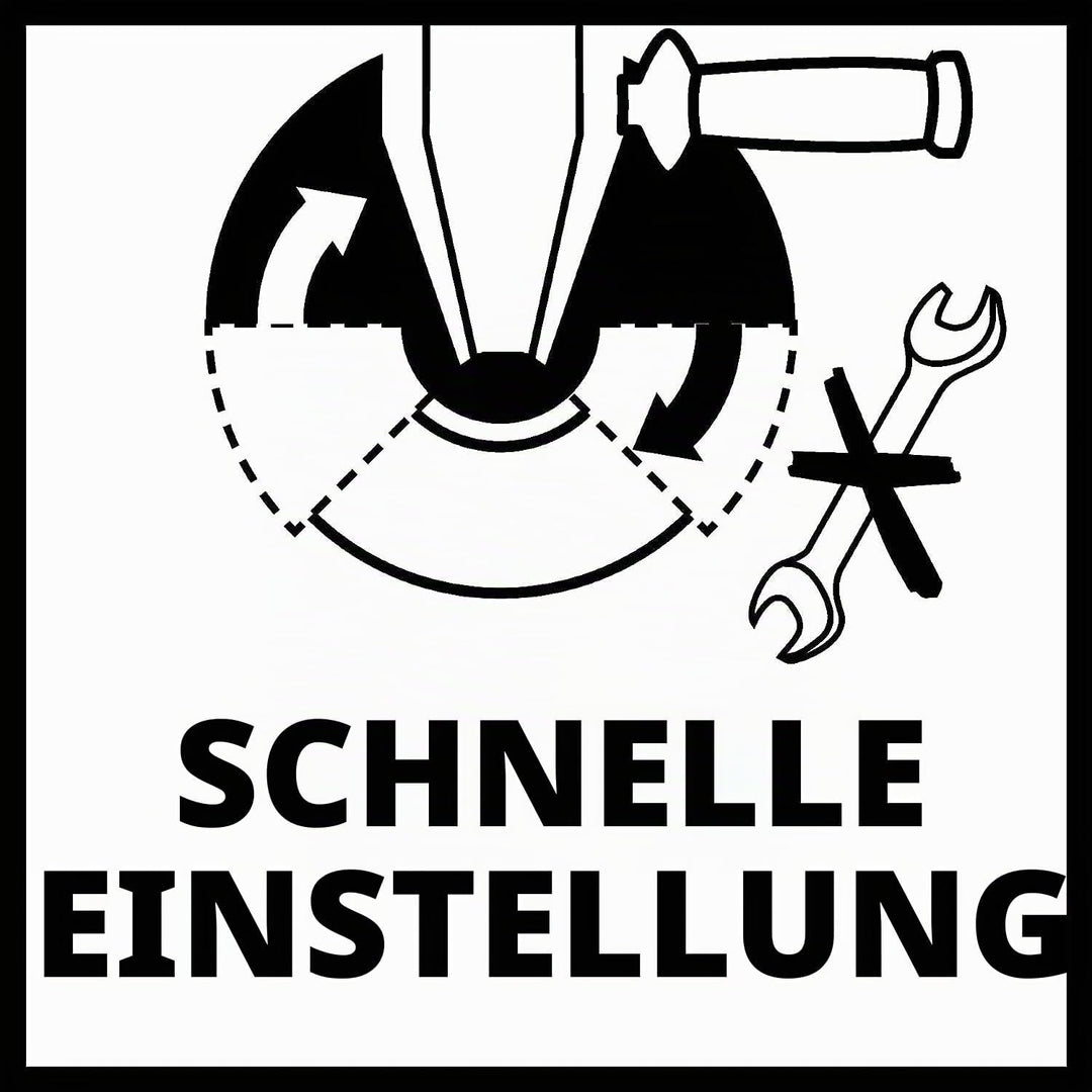 Einhell Winkelschleifer TE-AG 125/1010 CE Q (1010 Watt, Schnellspannmutter, elektr. Drehzahleinstell