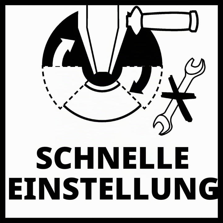 Einhell Winkelschleifer TE-AG 125/1010 CE Q (1010 Watt, Schnellspannmutter, elektr. Drehzahleinstell