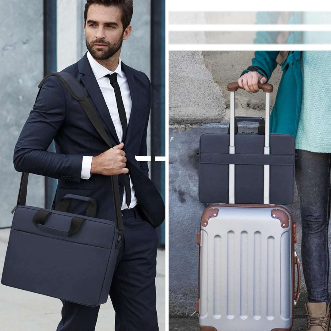 TECOOL 14 Zoll Laptoptasche Schultertasche Wasserdicht Aktentasche für 14'' Lenovo Acer ASUS Dell HP