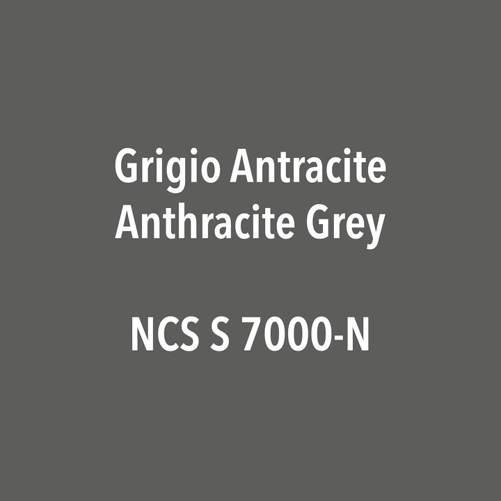 bianco Shabby® Grigio Antracite Kreidefarbe Wasserbasis für Alle Oberflächen einfach zu verarbeiten