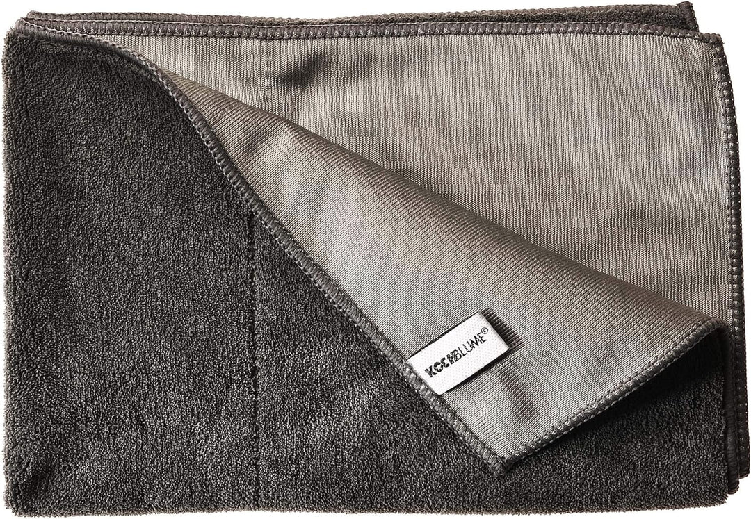 Kochblume Geschirrtuch 60x40cm 5er Set | Microfasertuch | Extra saugfähige Fasern und Polierseite |