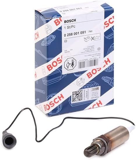 Bosch 0258001051 - Lambdasonde mit fahrzeugspezifischem Stecker