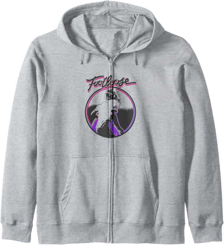 Footloose Ren McCormack Circle Portrait Title Logo Kapuzenjacke