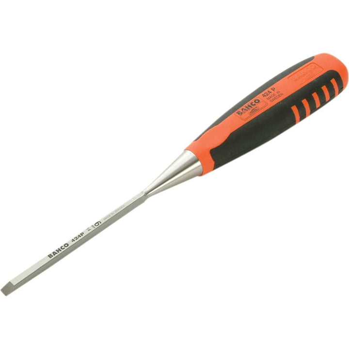 Bahco Stechbeitel, 2-Komponenten Heft, 6 X 140mm 424P-6, 100 x 50 x 50 cm, Silbern/Orange/Schwarz, 1