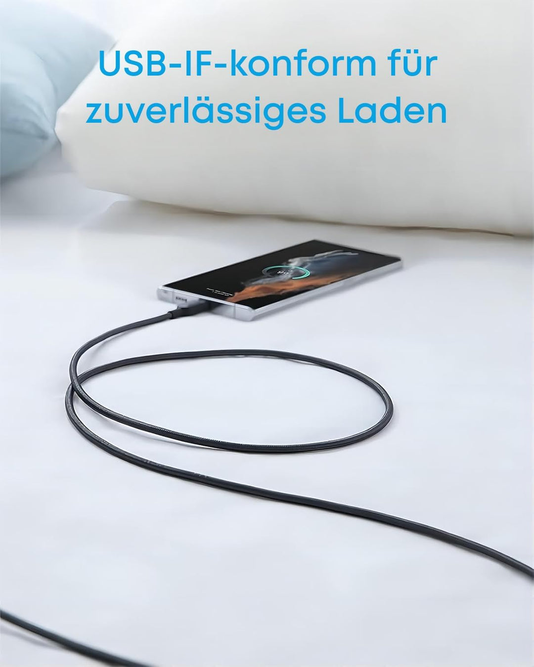 Anker USB C Kabel, [2 Stück 3m] Ladekabel USB C Nylon Geflochten Schnellladekabel, USB auf USB C Kab