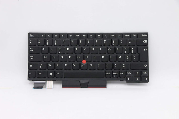 TellusRem ersatztastatur Belgier Nicht Hintergrundbeleuchtung für Lenovo Thinkpad X280 X390 X395 Non