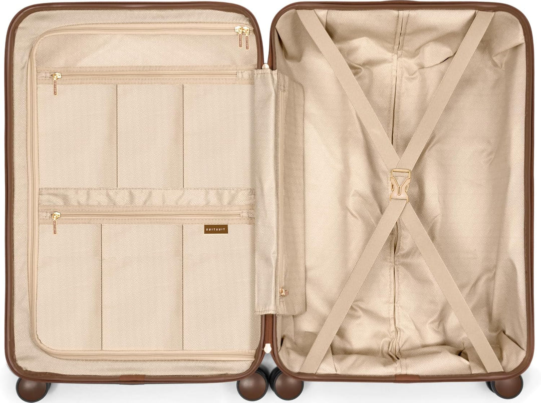 SUITSUIT Koffer Gross 66 cm - Leicht Hartschalen Reisekoffer mit Rollen - TSA-Schloss - 59 L - Fab S