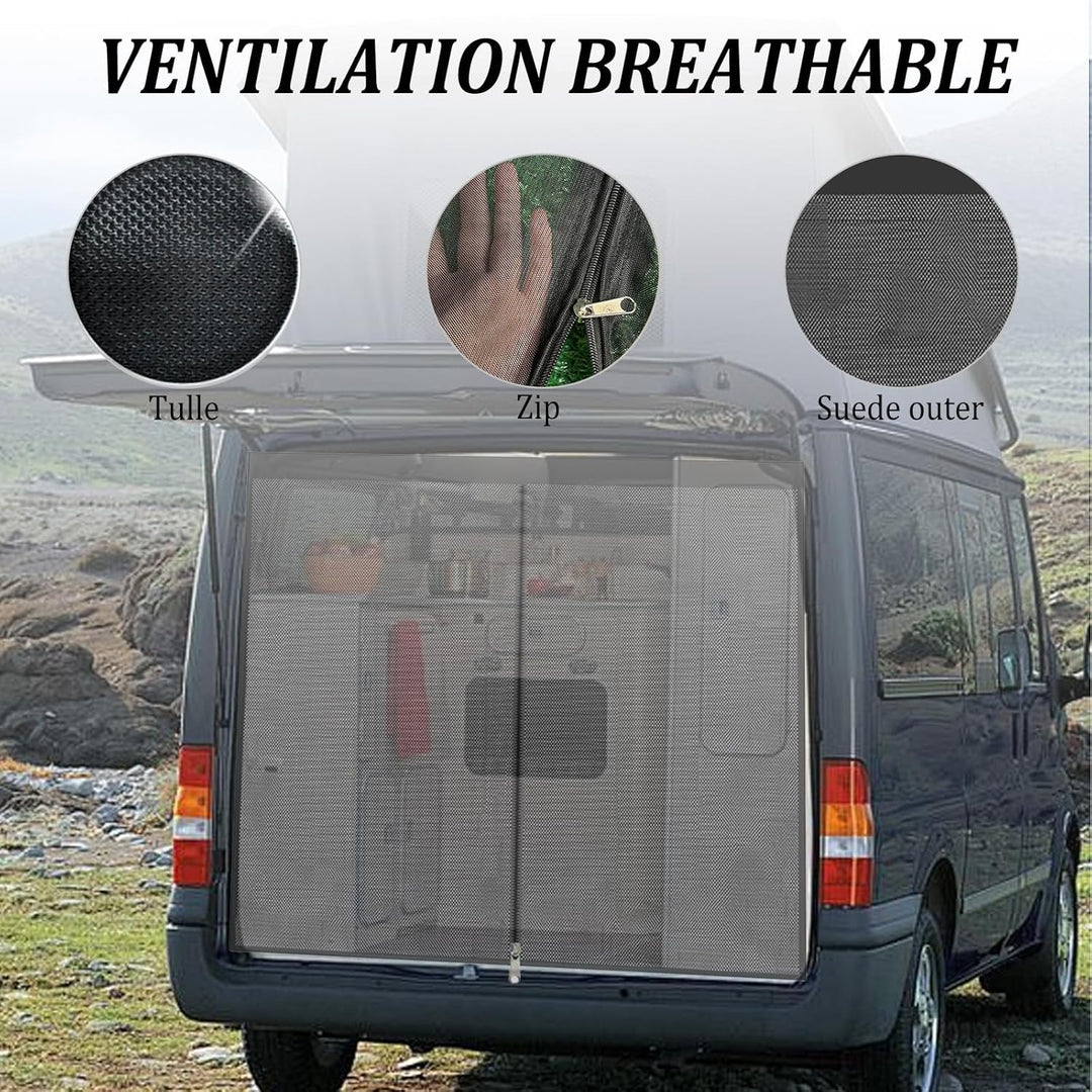 HAMON Auto Hintertür Heckklappe Insektennetz Moskitonetze Ersatz für VW T6 Outdoor Camping Auto Anti