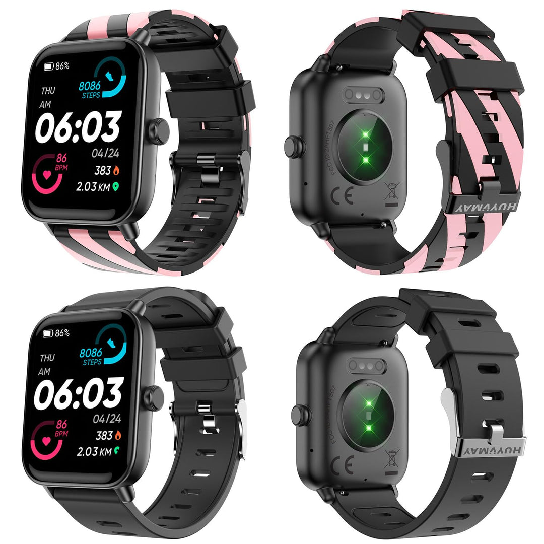 Fashion Smartwatch Damen mit Telefonfunktion [2 Uhrenarmbänder], Alexa eingebaute Smart Watch, IP68