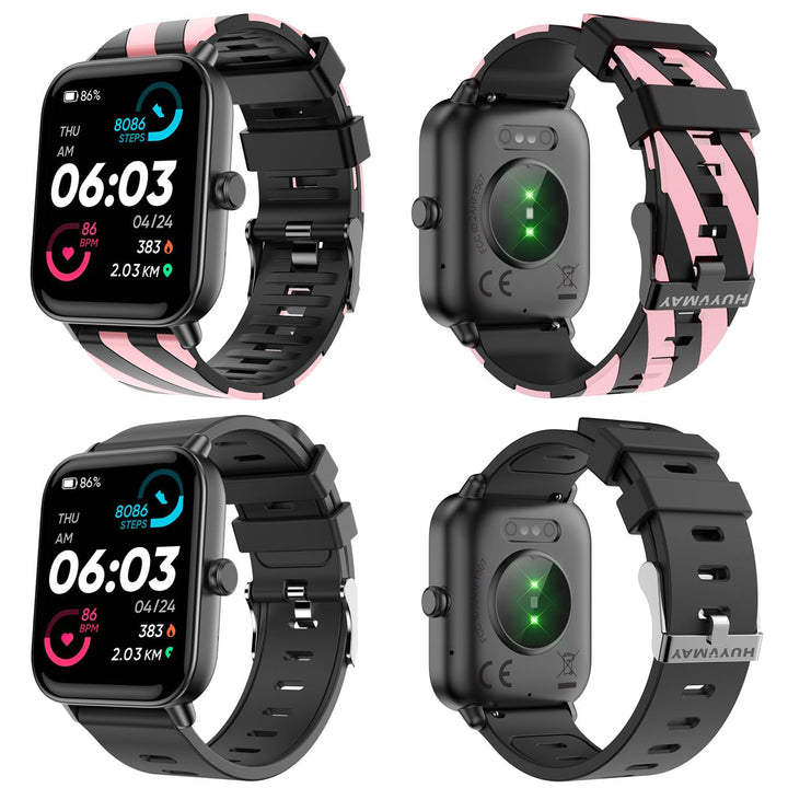 Fashion Smartwatch Damen mit Telefonfunktion [2 Uhrenarmbänder], Alexa eingebaute Smart Watch, IP68