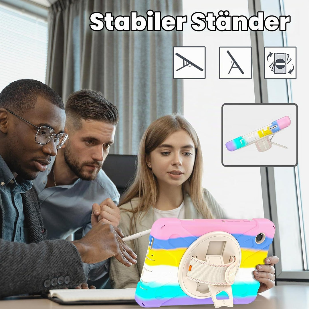 BRAECN für Samsung Galaxy Tab A9 Hülle 8,7 Zoll 2023 SM-X110/X115/X117, Stossfeste Robuste Tragbare