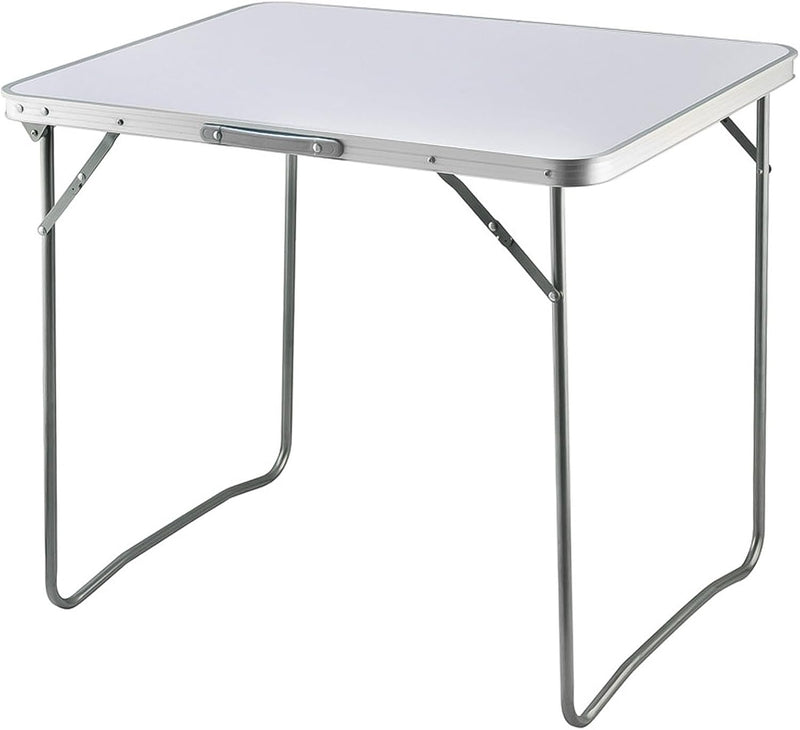 Grafner XL Aluminium Camping Tisch klappbar, stabil und tragbar, 80 x 60 x 70 cm, mit Griff, belastb